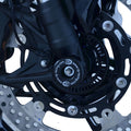 PROTEZIONI PERNO FORCELLA ANTERIORE COPPIA R&G PER KAWASAKI ZX-25R 2020 NERO