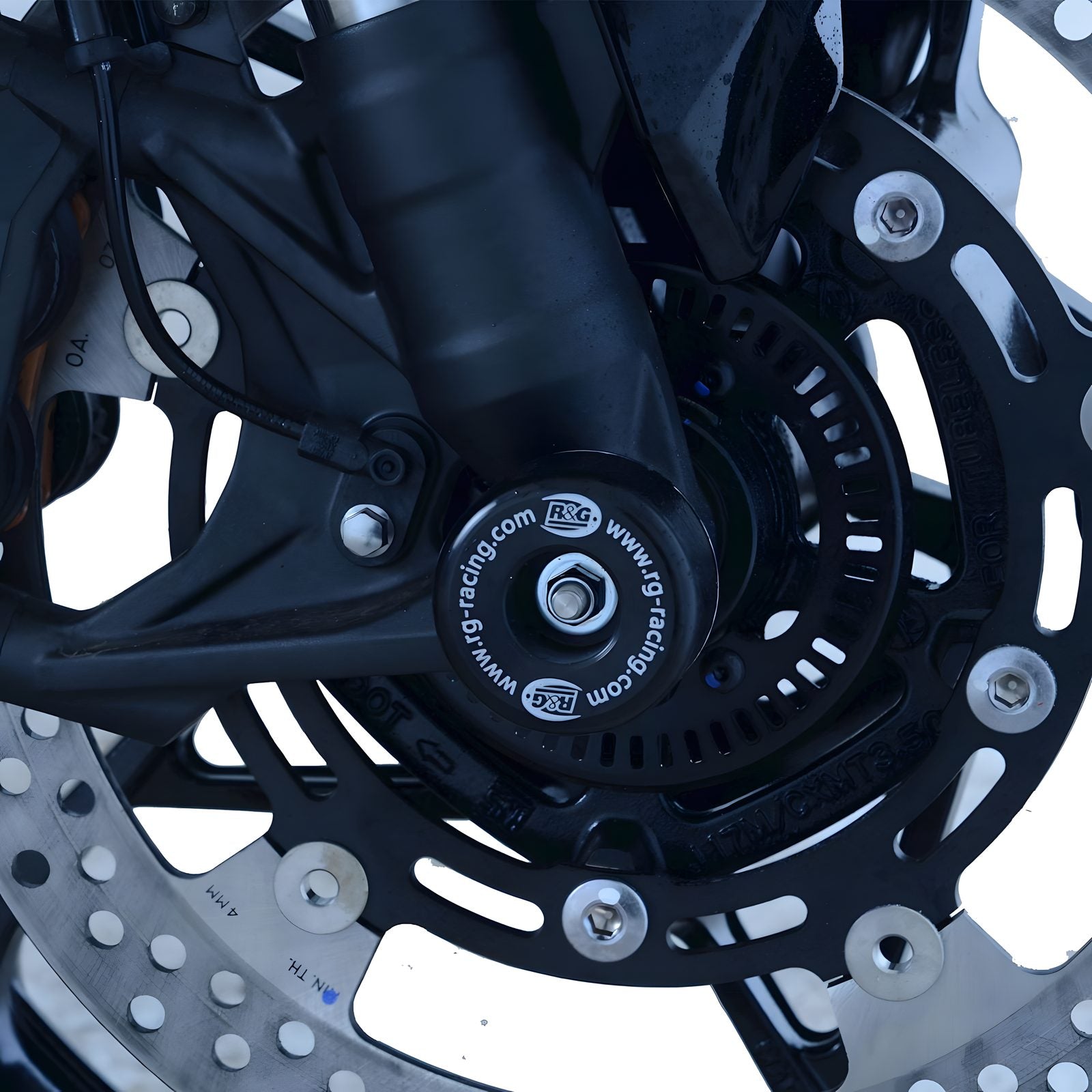 PROTEZIONI PERNO FORCELLA ANTERIORE COPPIA R&G PER KAWASAKI ZX-25R 2020 NERO