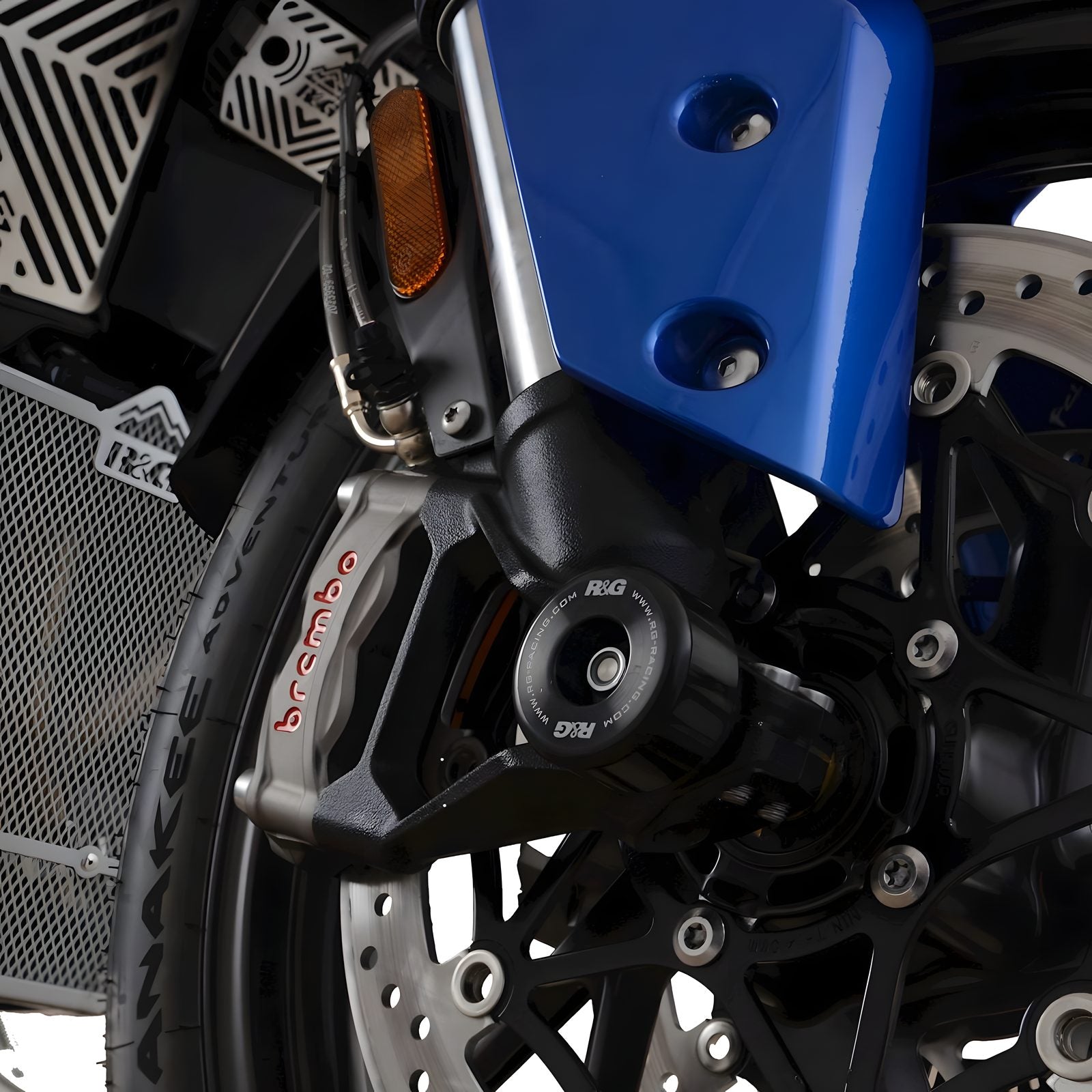 PROTEZIONI PERNO FORCELLA ANTER. COPPIA R&G PER TRIUMPH TIGER 1200 GT 2022 NERO