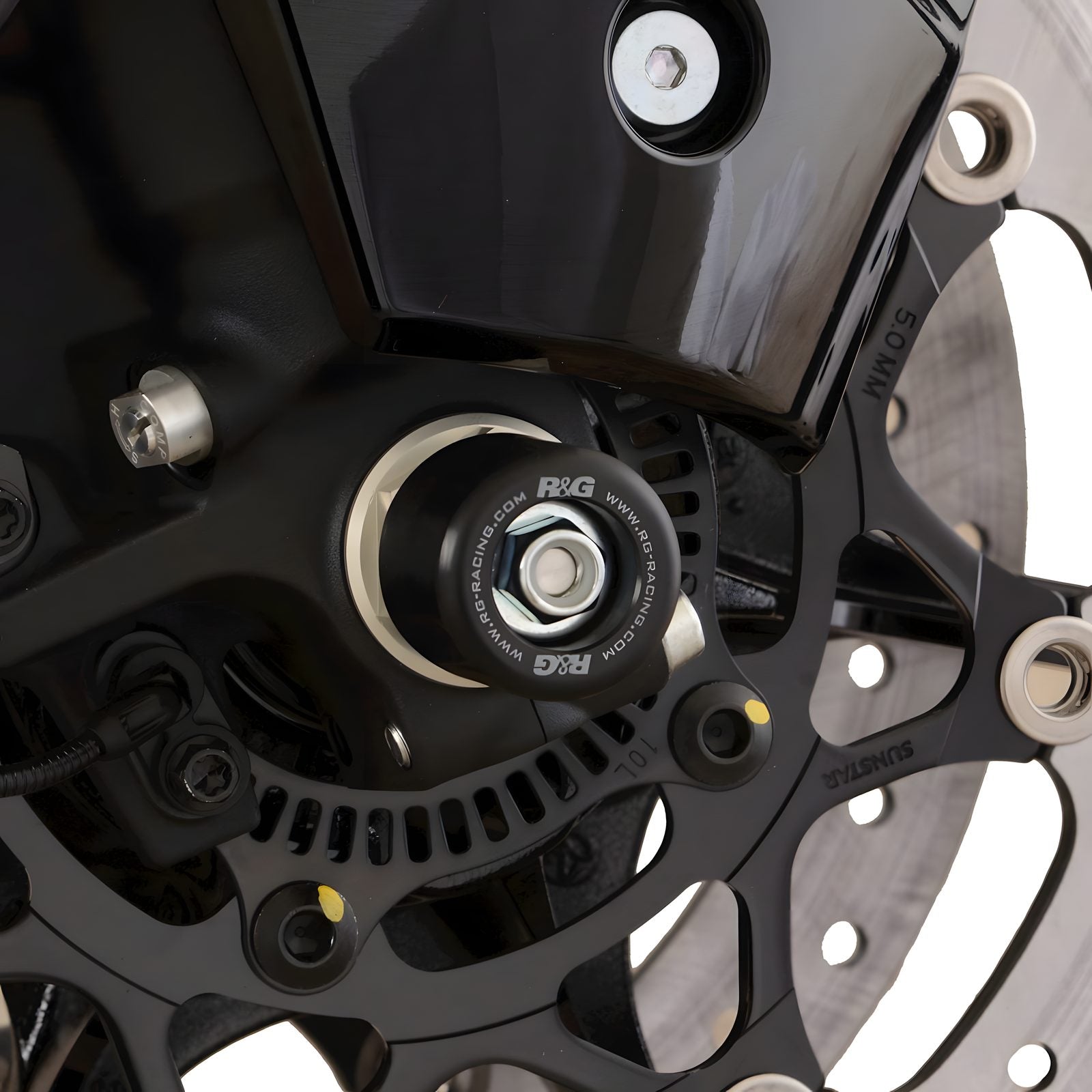 PROTEZIONI FORCELLA COPPIA R&G PER SUZUKI GSX 1300 R HAYABUSA 2021 > 2025 NERO