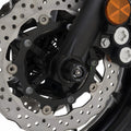 PROTEZIONI PERNO FORCELLA COPPIA R&G PER YAMAHA TRACER 7 GT 2021 > 2023 NERO