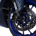 PROTEZIONI PERNO FORCELLA ANTERIORE COPPIA R&G PER YAMAHA R7 2022 NERO FP0264BK