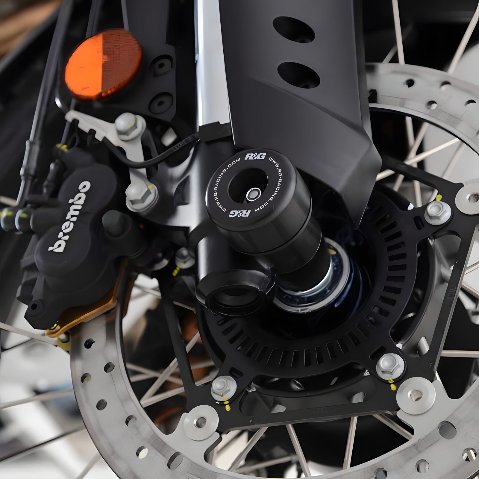 PROTEZIONI PERNO FORCELLA COPPIA R&G PER APRILIA TUAREG 660 2022 > 2024