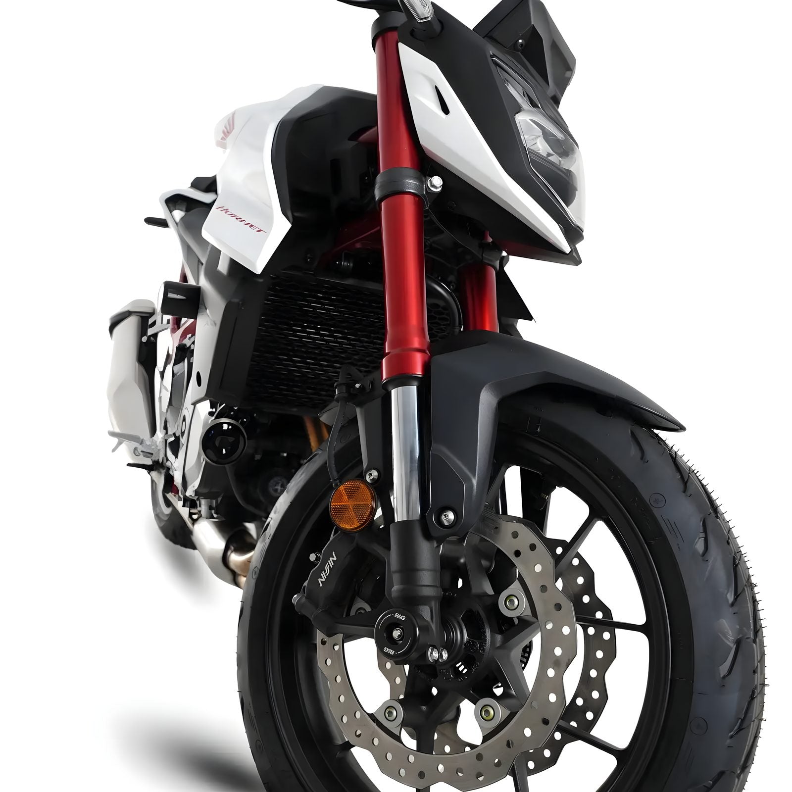 PROTEZIONI PERNO FORCELLA COPPIA R&G PER HONDA CB 750 HORNET 2023 > 2024 NERO