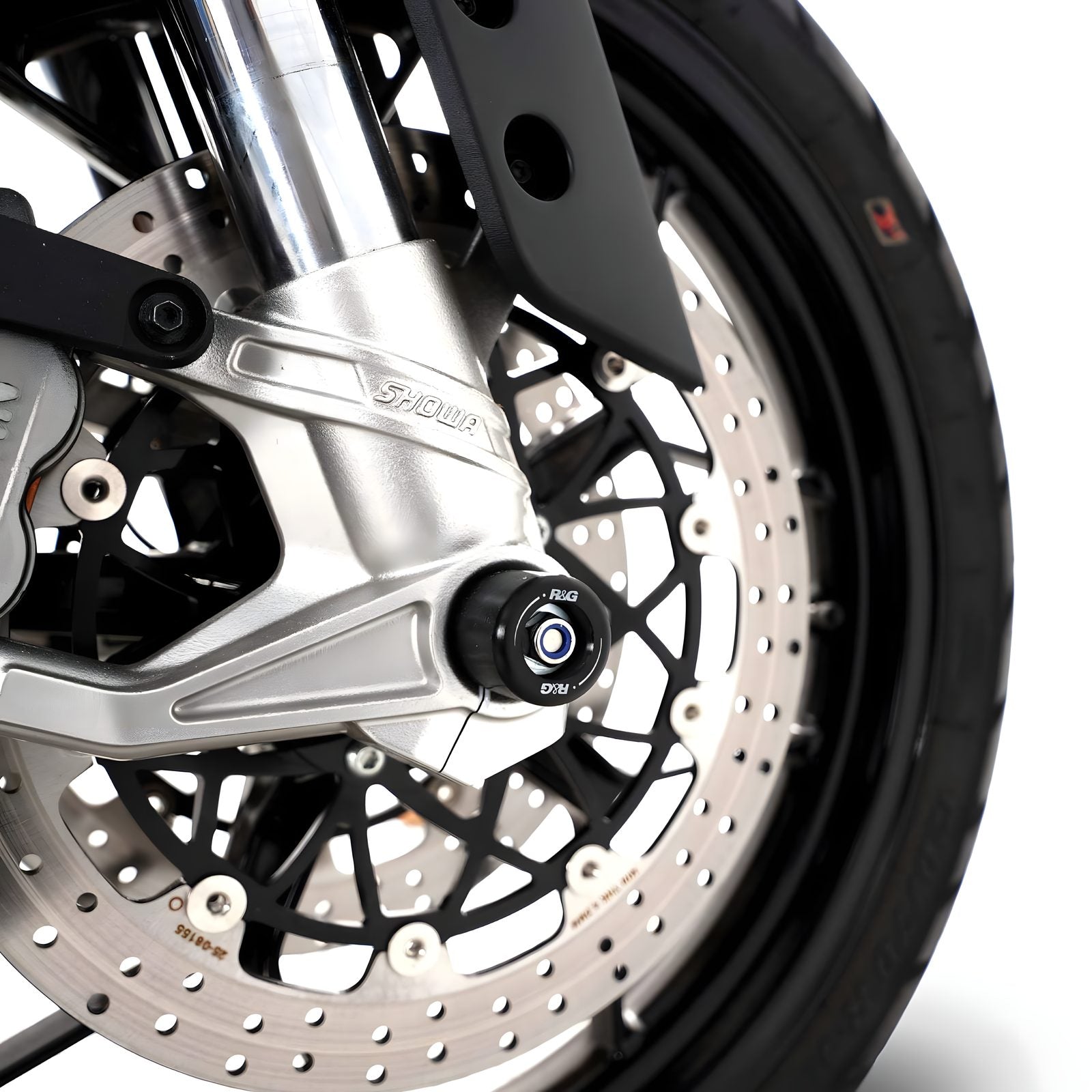 PROTEZIONI PERNO FORCELLA ANTERIORE COPPIA R&G PER ZERO DSR X 2023 NERO FP0282BK