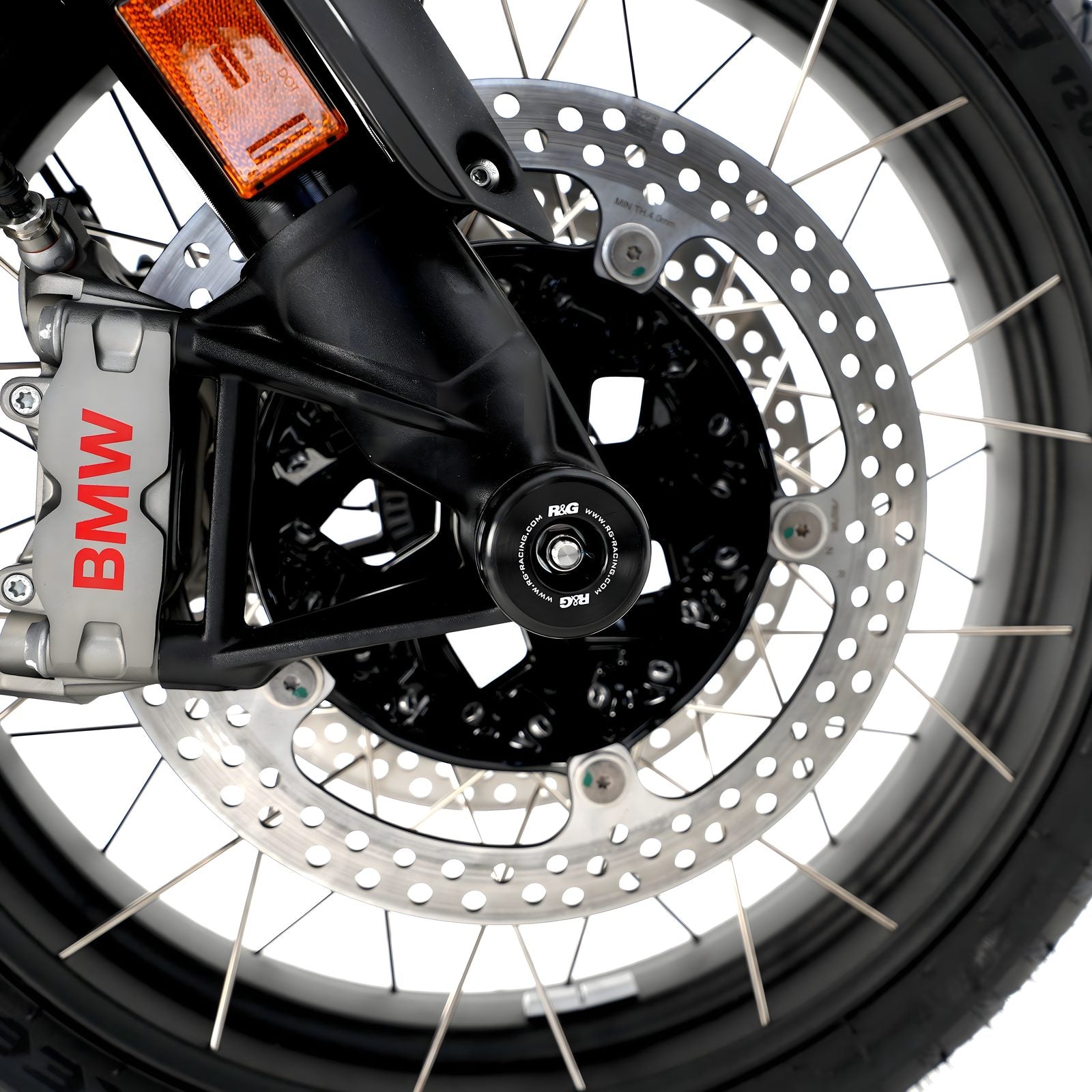 PROTEZIONI PERNO FORCELLA COPPIA R&G PER BMW R 1300 GS 2023 > 2025 NERO FP0283BK