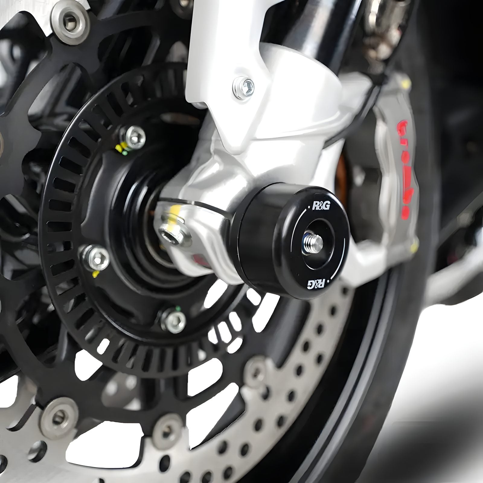 PROTEZIONI PERNO FORCELLA ANT. COPPIA R&G PER YAMAHA XSR 900 GP 2024 > 2025 NERO