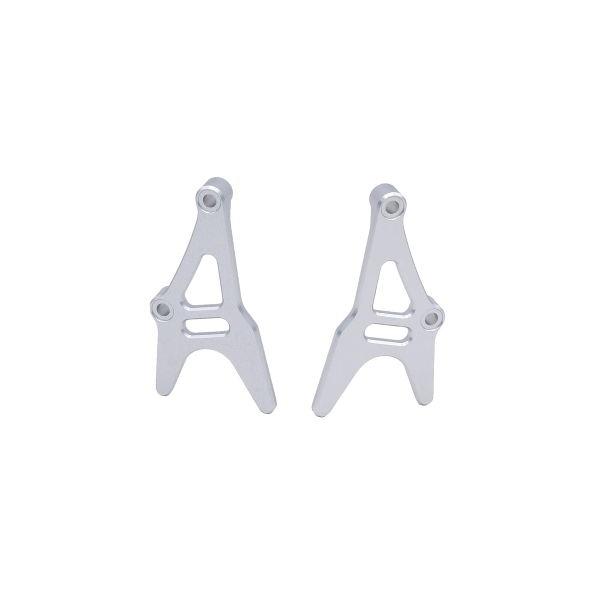 FORCHETTE PER CAVALLETTI A RULLI IN ALLUMINIO INDIPENDENTI LIGHTECH COMPATIBILE PER HONDA CBR1000RR R 2020 > 2026 COPPIA ARGENTO FTEHO001SIL