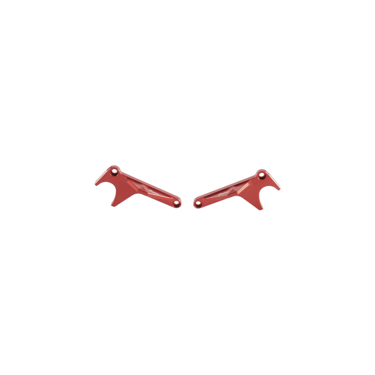 FORCHETTE PER CAVALLETTI A RULLI IN ALLUMINIO INDIPENDENTI LIGHTECH COMPATIBILE PER YAMAHA R6 2017 > 2025 COPPIA ROSSO FTEYA007ROS
