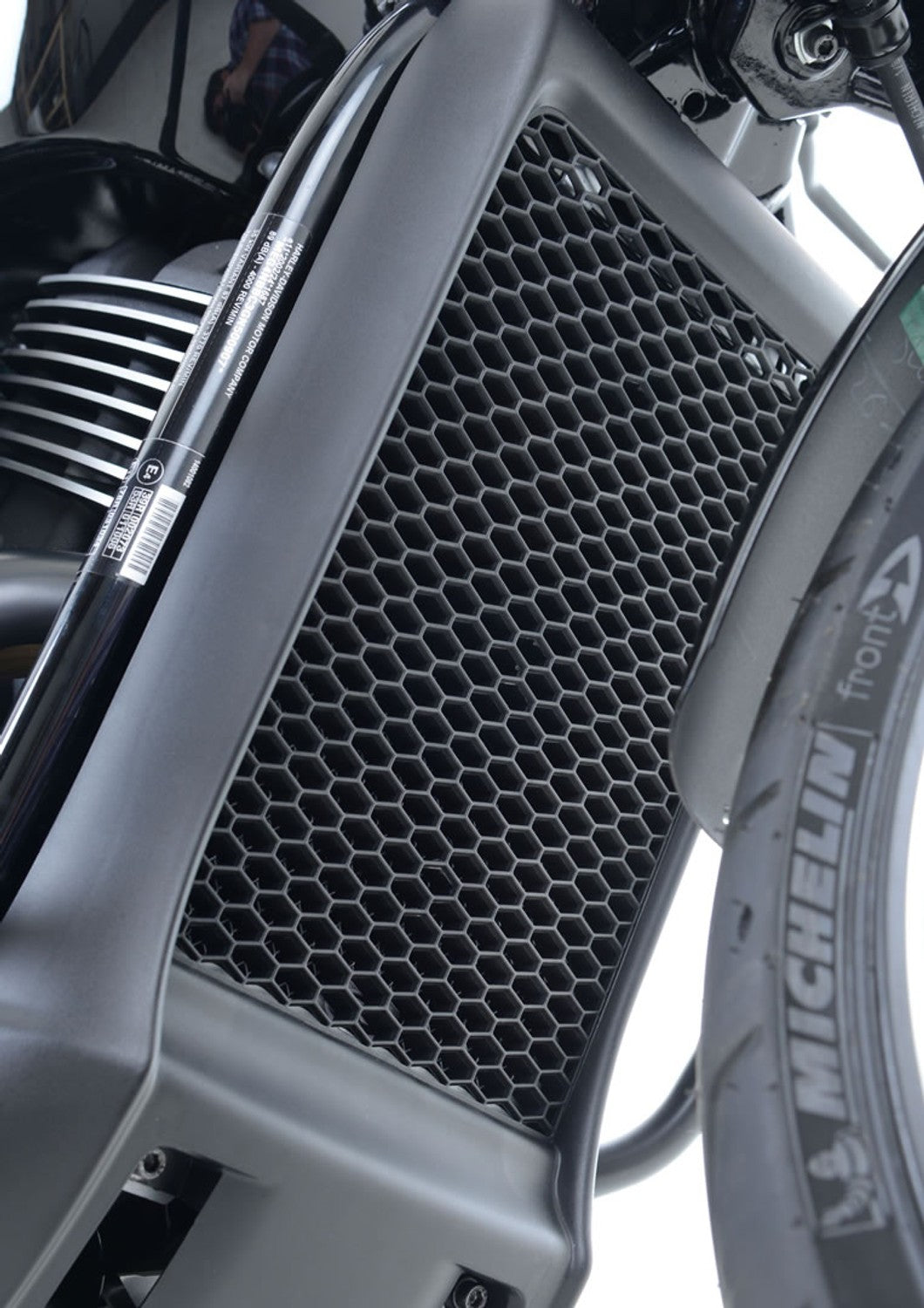 PROTEZIONE RADIATORE R&G ALLUMINIO PER HARLEY DAVIDSON STREET 750 2015 > 2018