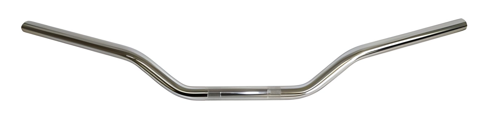 MANUBRIO IN ACCIAIO ACCOSSATO COMPATIBILE PER DUCATI GT 1000 TOURING 2007 > 2010 PIEGA MEDIA NO CONTRAPPESI DIAMETRO 22 MM CROMATO HB150C