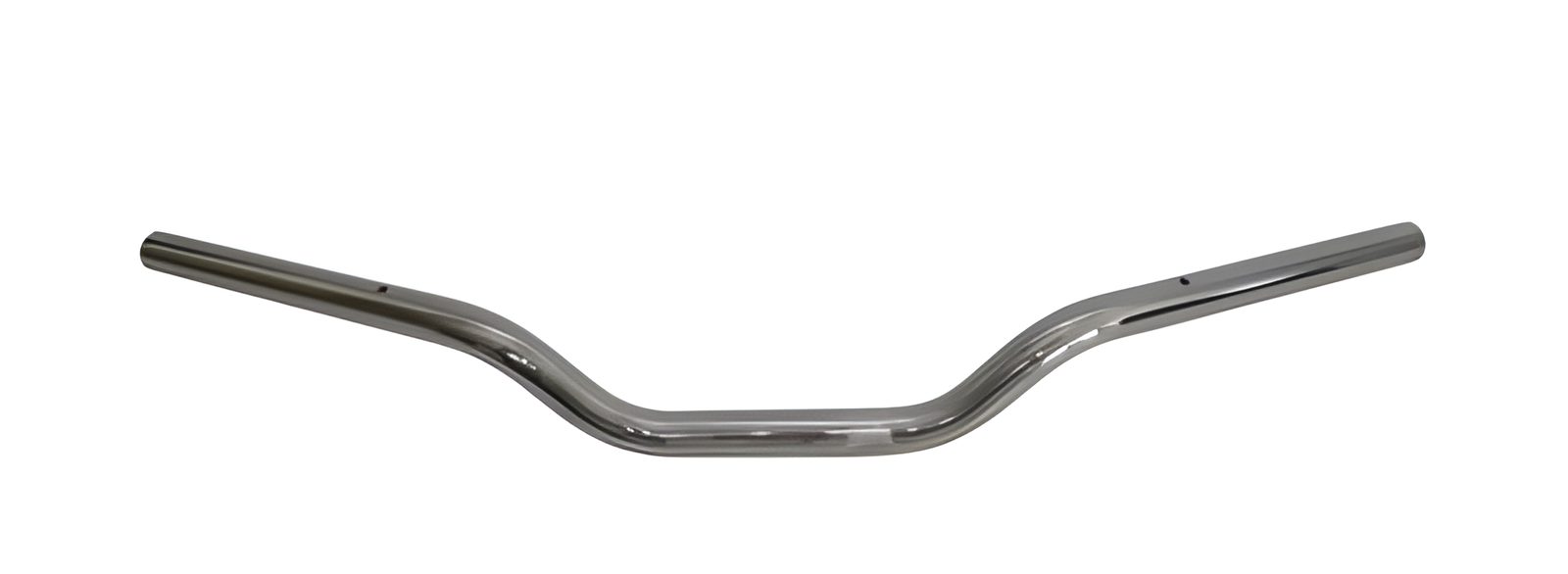 MANUBRIO IN ACCIAIO ACCOSSATO COMPATIBILE PER SUZUKI SV 650 2003 > 2010 PIEGA MEDIA NO CONTRAPPESI DIAMETRO 22 MM CROMATO HB166C