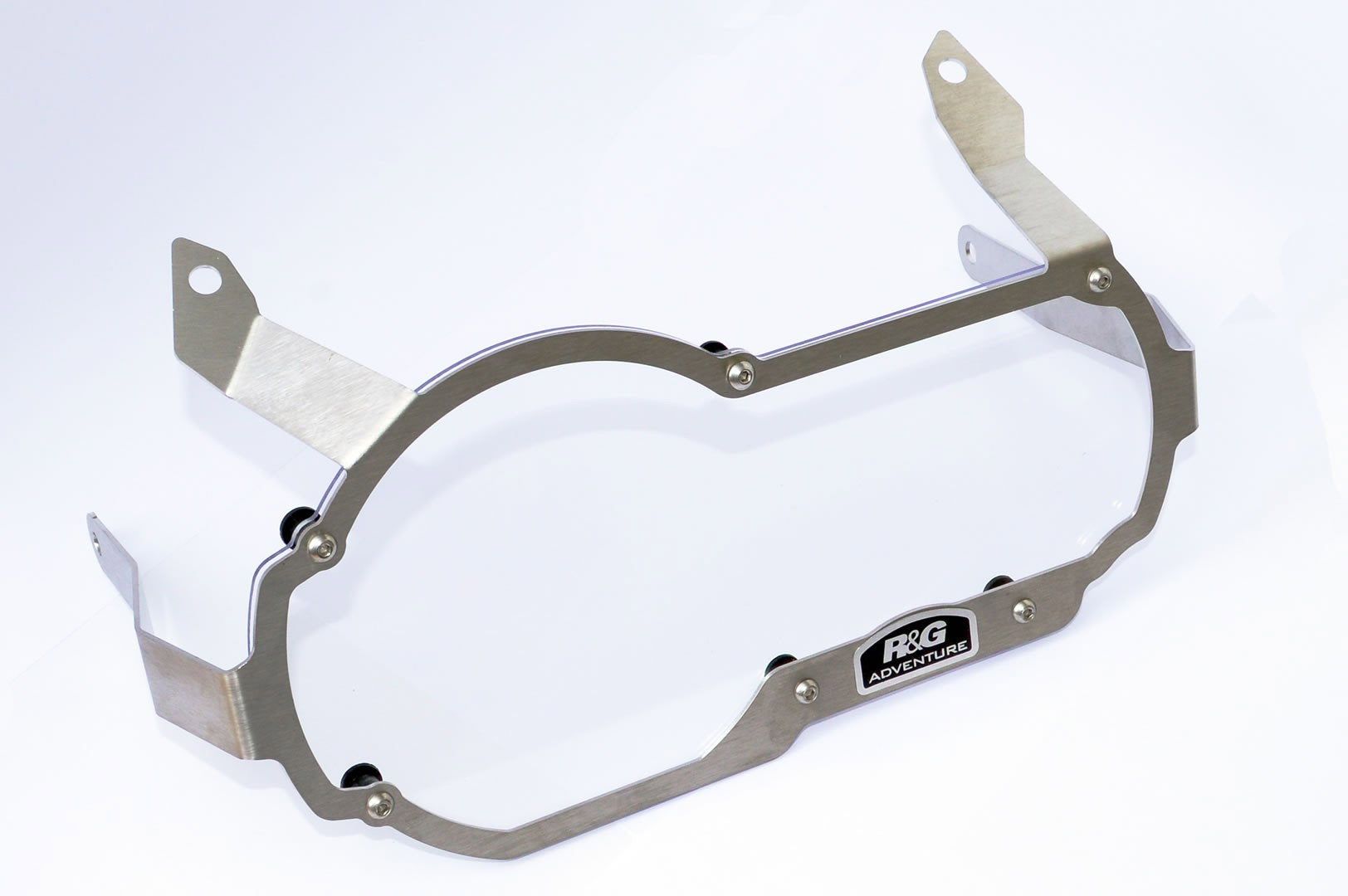 PROTEZIONE FARO ANTERIORE R&G PER BMW R 1200 GS ADVENTURE 2013 > 2018 INOX
