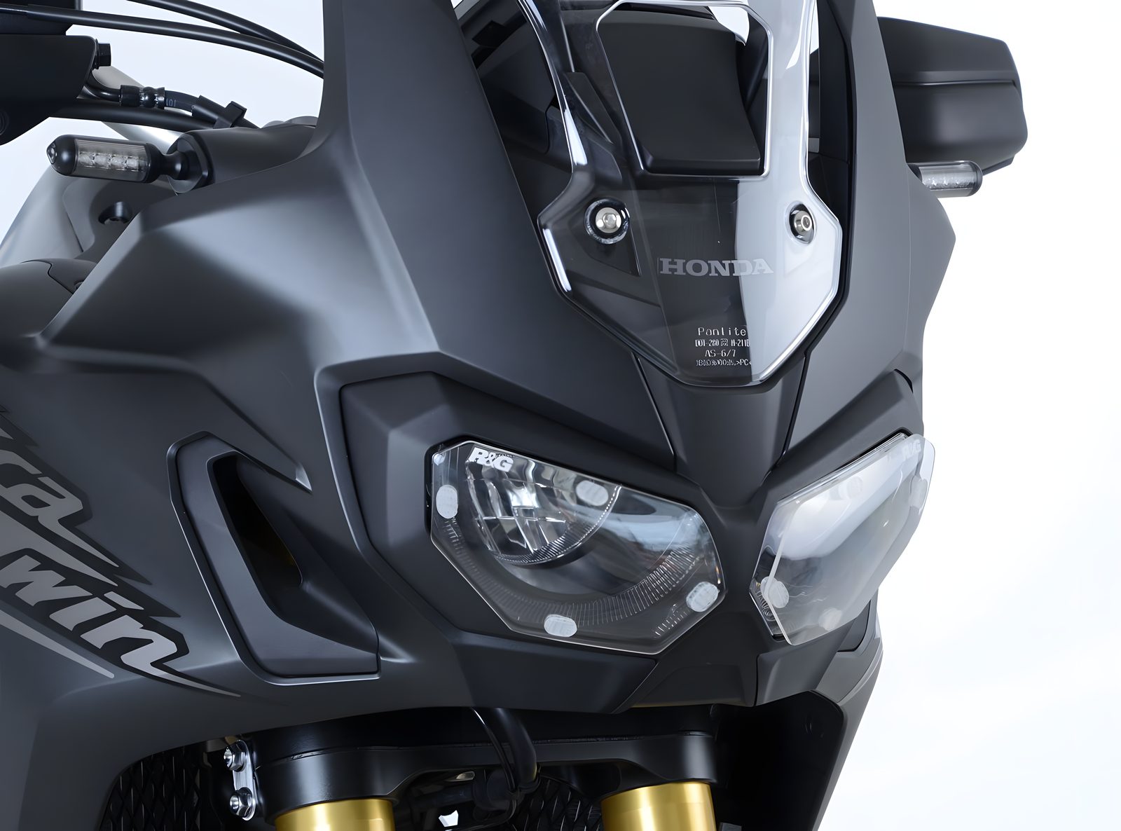 PROTEZIONE FARO R&G PER HONDA CRF 1000 L AFRICA TWIN 2016 > 2019 TRASPARENTE