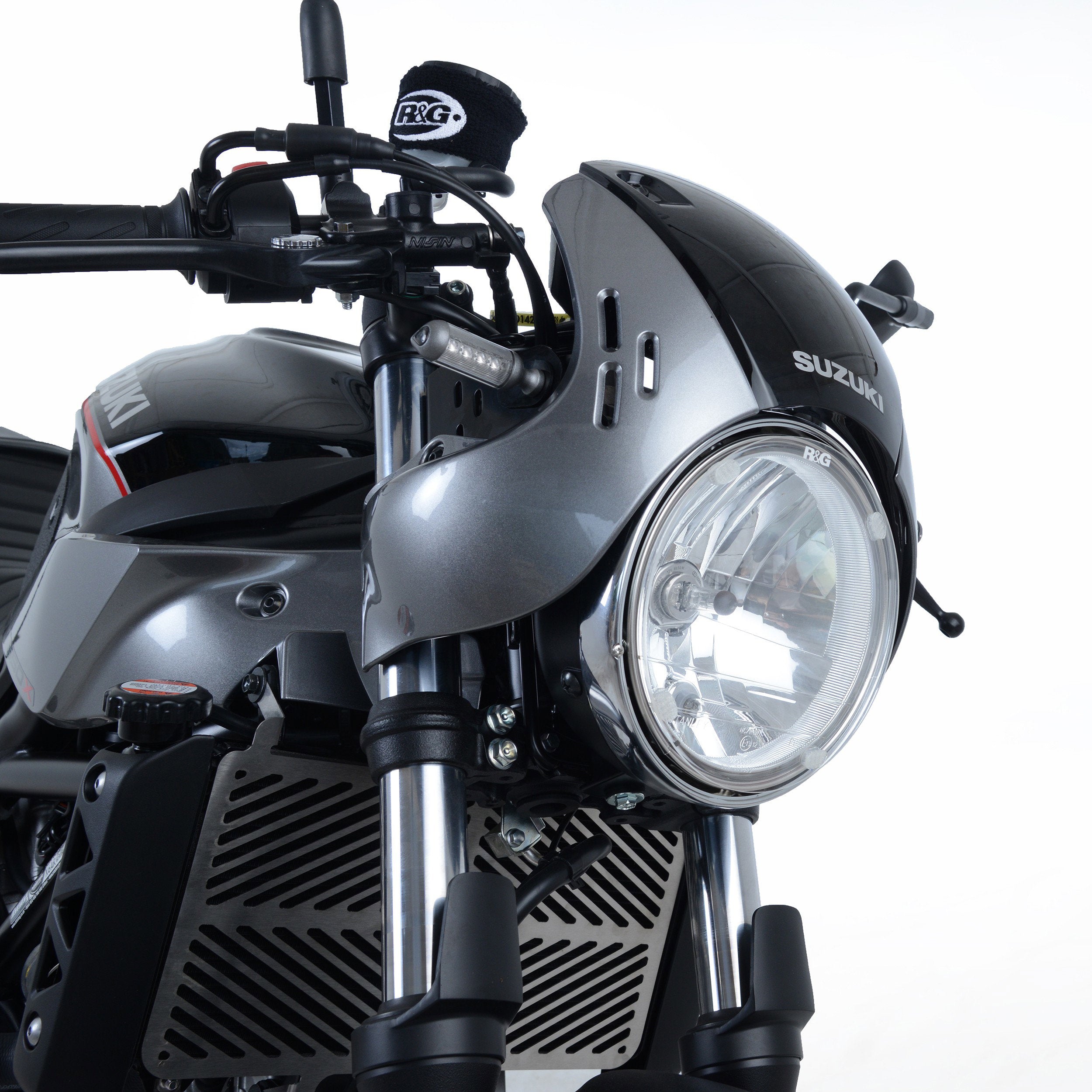 PROTEZIONE FARO ANTERIORE R&G PER SUZUKI SV 650 UNFAIRED 2016 > 2018 TRASPARENTE