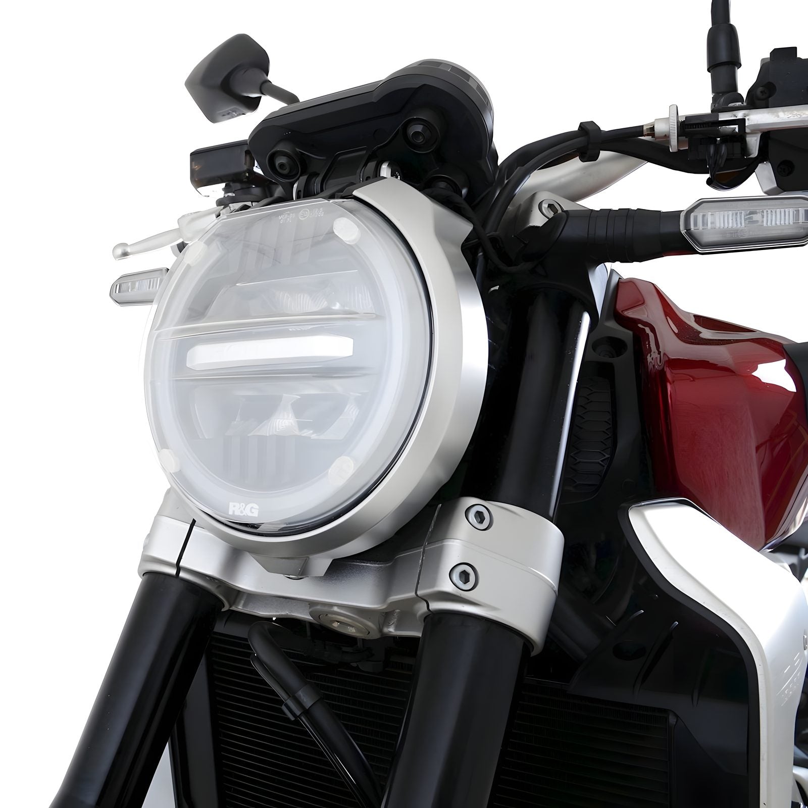 PROTEZIONE FARO ANTERIORE R&G PER HONDA CB 650R 2019 > 2023 TRASPARENTE