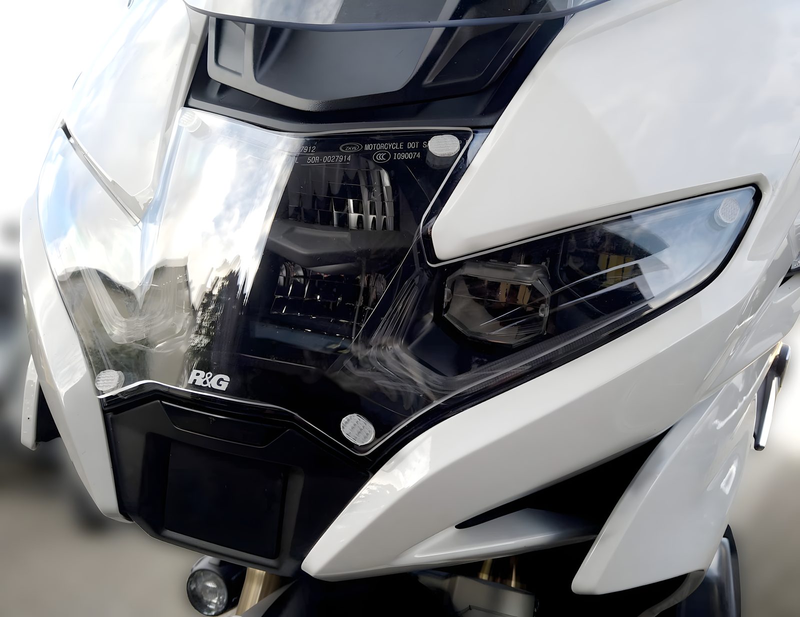 PROTEZIONE FARO ANTERIORE R&G PER BMW R 1250 RT 2021 TRASPARENTE HLS0140CL
