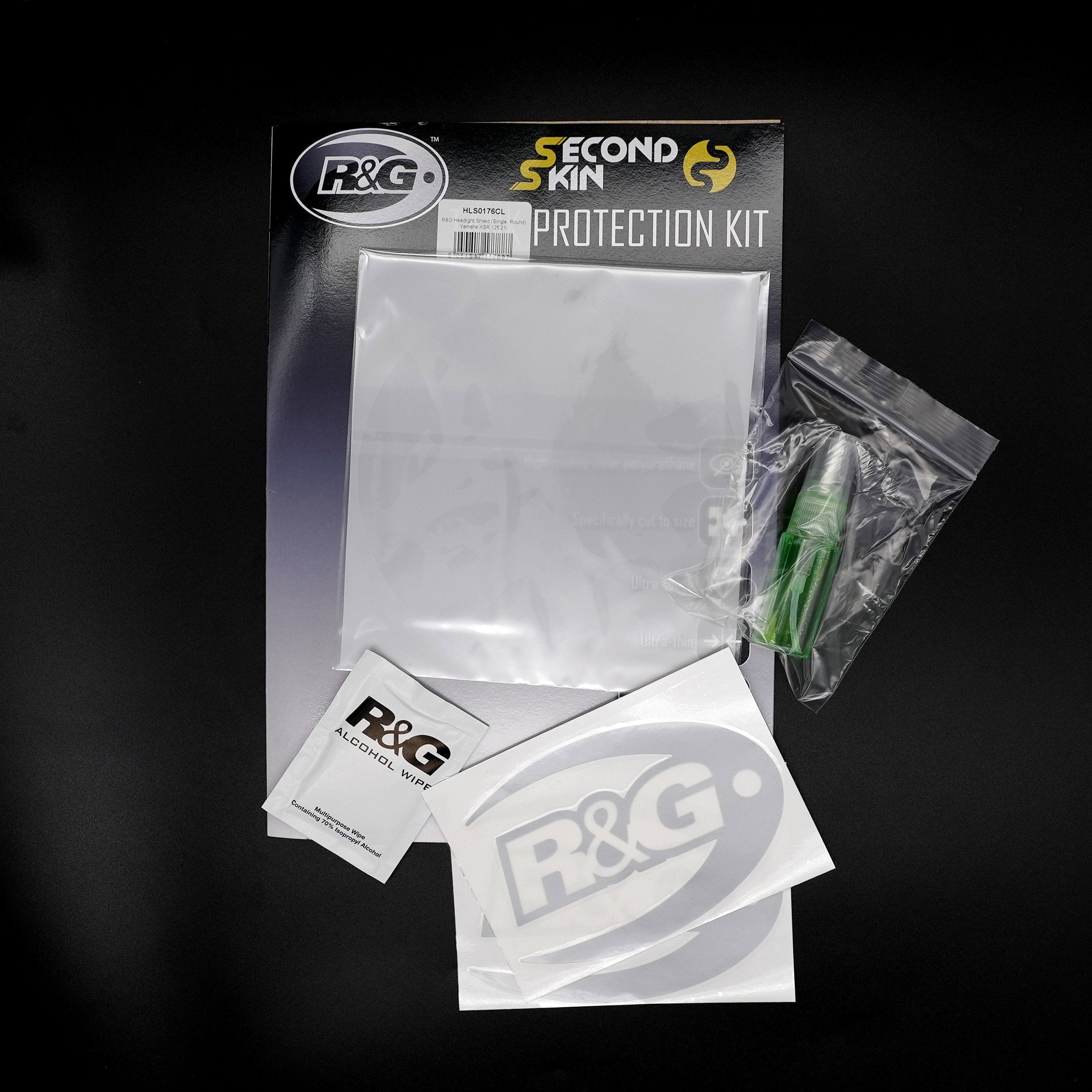 PROTEZIONE FARO ANTERIORE R&G PER YAMAHA XVS 1300 CUSTOM 2014 TRASPARENTE