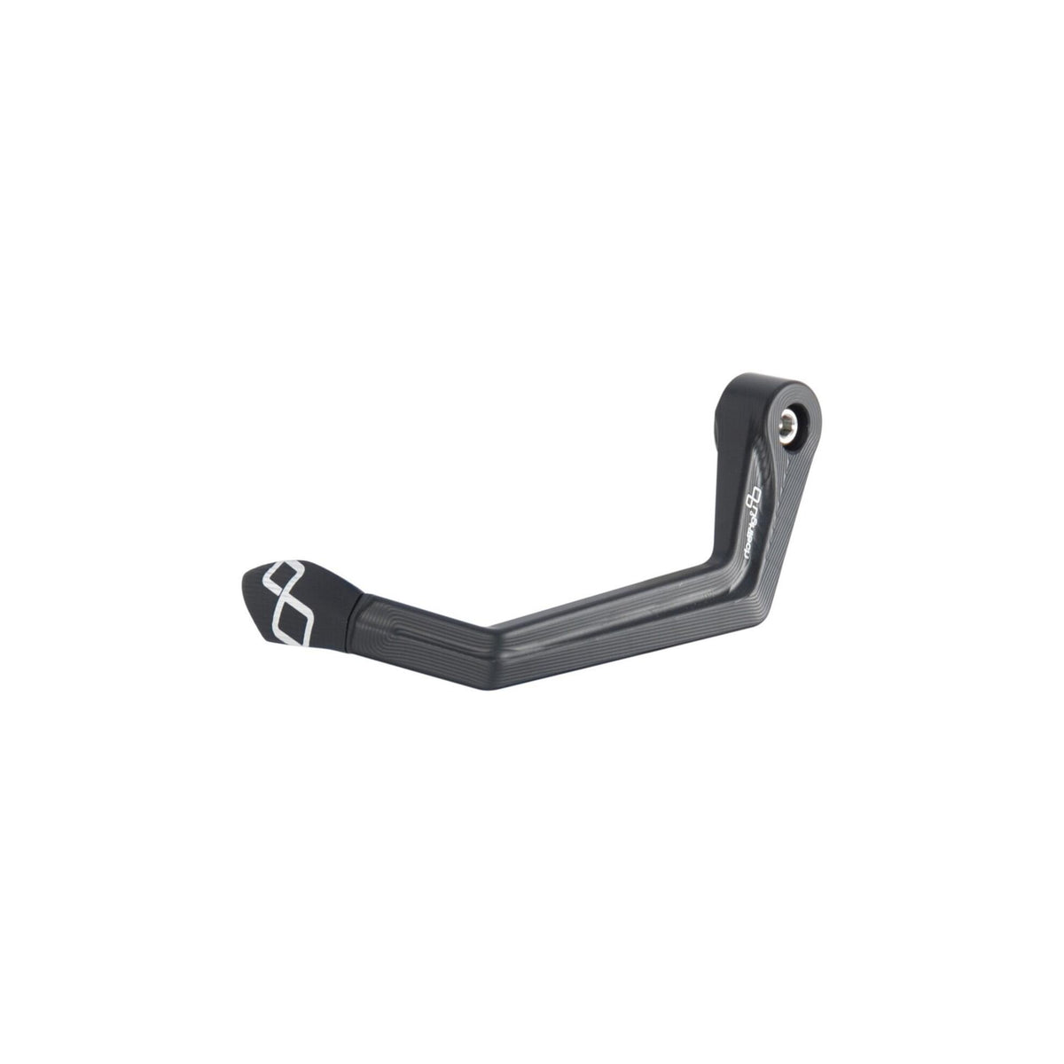 PROTEZIONE LEVA FRIZIONE IN ALLUMINIO KIT ADATTATORE MANUBRIO INCLUSO INTERASSE 132 MM LIGHTECH COMPATIBILE PER APRILIA RSV4 2009 > 2019 NERO ISS119LANER