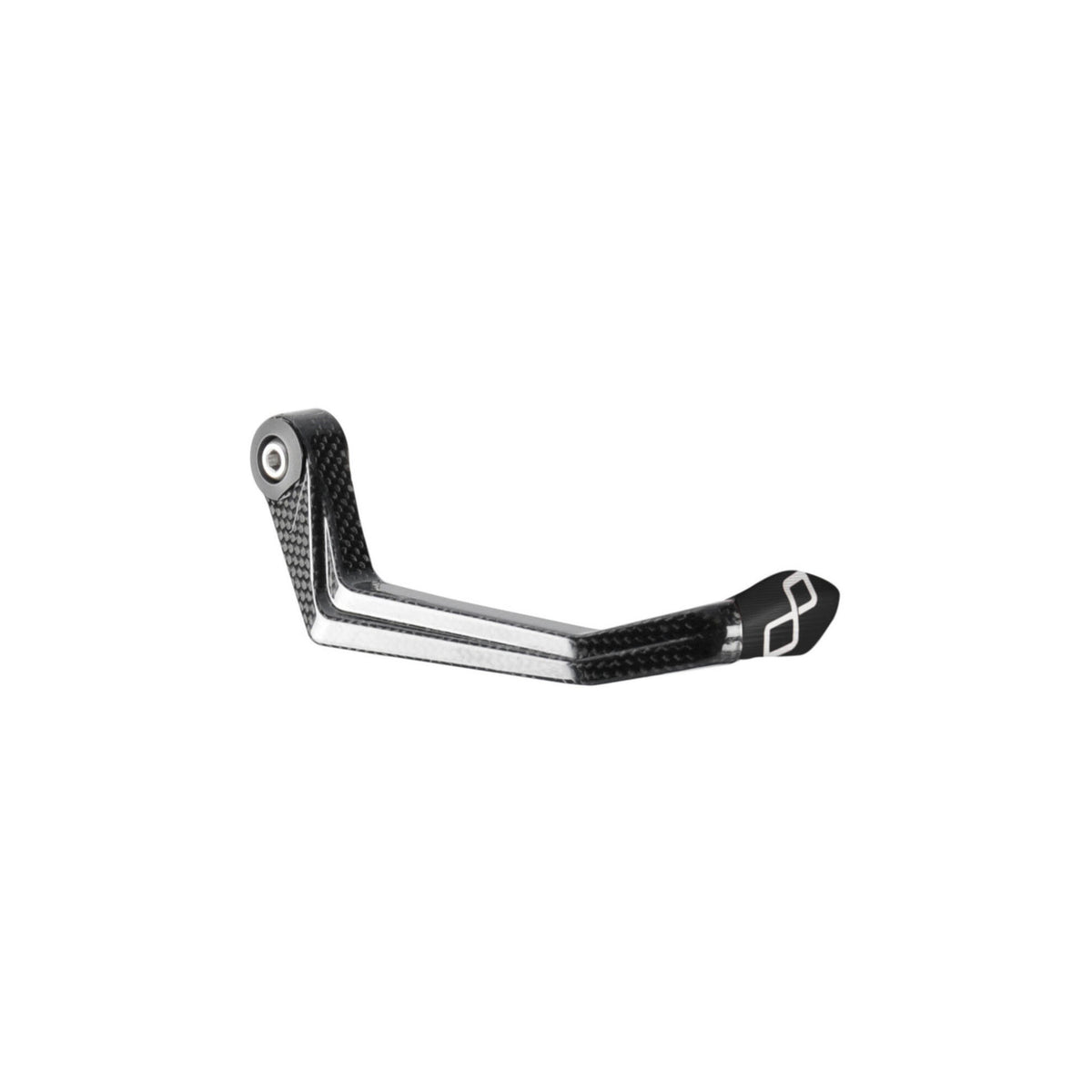 PROTEZIONE LEVA FRENO IN CARBONIO KIT ADATTATORE MANUBRIO INCLUSO INTERASSE 132 MM LIGHTECH COMPATIBILE PER YAMAHA MT 10 2016 > 2021 NERO ISS115RCNER