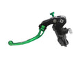 POMPA PRS DIAM. 16 x 15-16-17 FRIZIONE FORGIATA ACCOSSATO LEVA SNODATA PER IMPIANTI MONODISCO, COLORE (POMELLO+LEVA) VERDE
