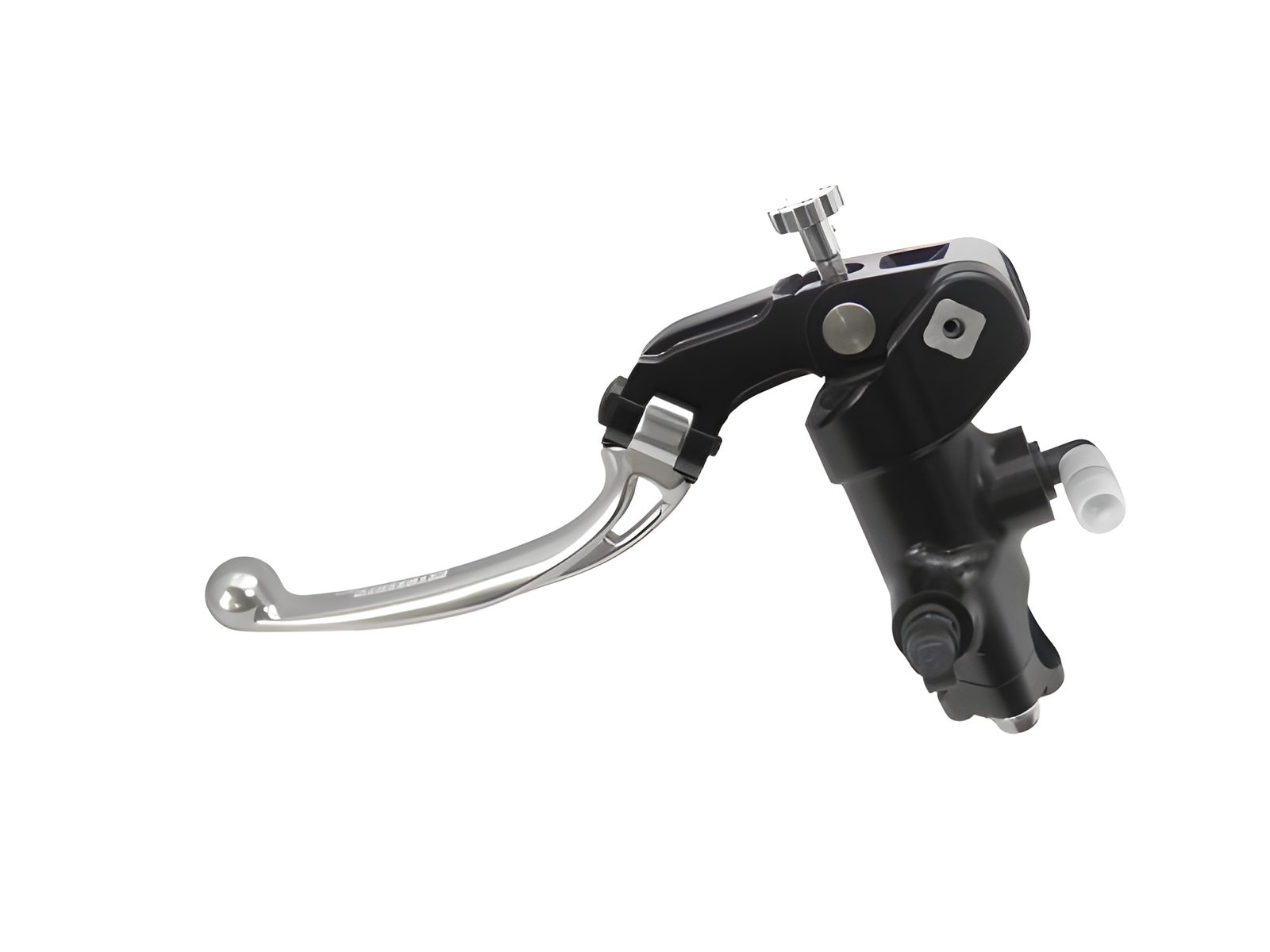 POMPA PRS DIAM. 16 x 15-16-17 FRIZIONE FORGIATA ACCOSSATO LEVA SNODATA PER IMPIANTI MONODISCO, COLORE (POMELLO+LEVA) ARGENTO