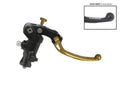 POMPA PRS DIAM. 16 x 17-18-19 FRENO FORGIATA ACCOSSATO LEVA SNODATA PER IMPIANTI MONO DISCO, COLORE (POMELLO+LEVA) ORO