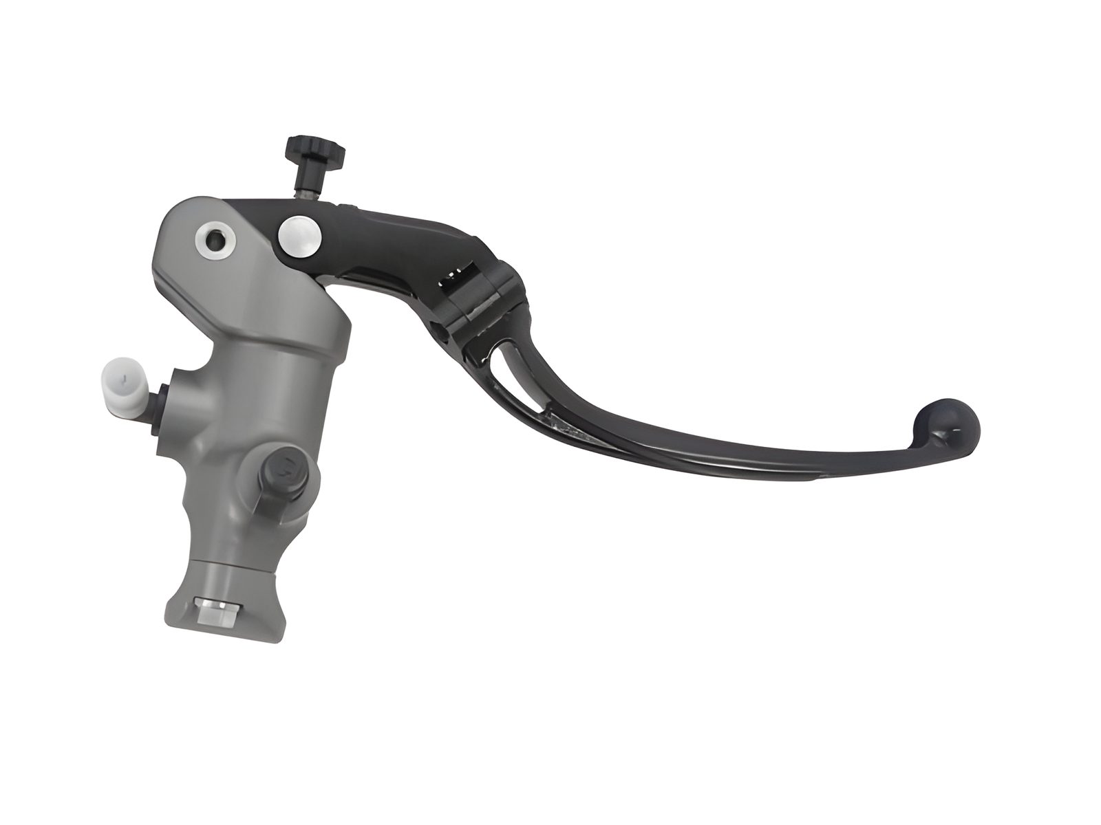 ACCOSSATO POMPA FRENO RAD.FORGIATA 15X19 LEVA SNODATA LUNGA RST COLORE NERO