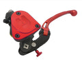 POMPA FRIZIONE PRS REGOLABILE 16X15-16-17 FORGIATA ACCOSSATO PER IMPIANTI MONODISCO, COLORE (POMELLO+LEVA+TAPPO) ROSSO