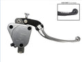 POMPA PRS REGOLABILE 16 X17-18-19 FRENO FORGIATA ACCOSSATO CON VASCHETTA INTEGRATA PER IMPIANTI MONODISCO, COLORE (POMELLO+LEVA+TAPPO) ARGENTO