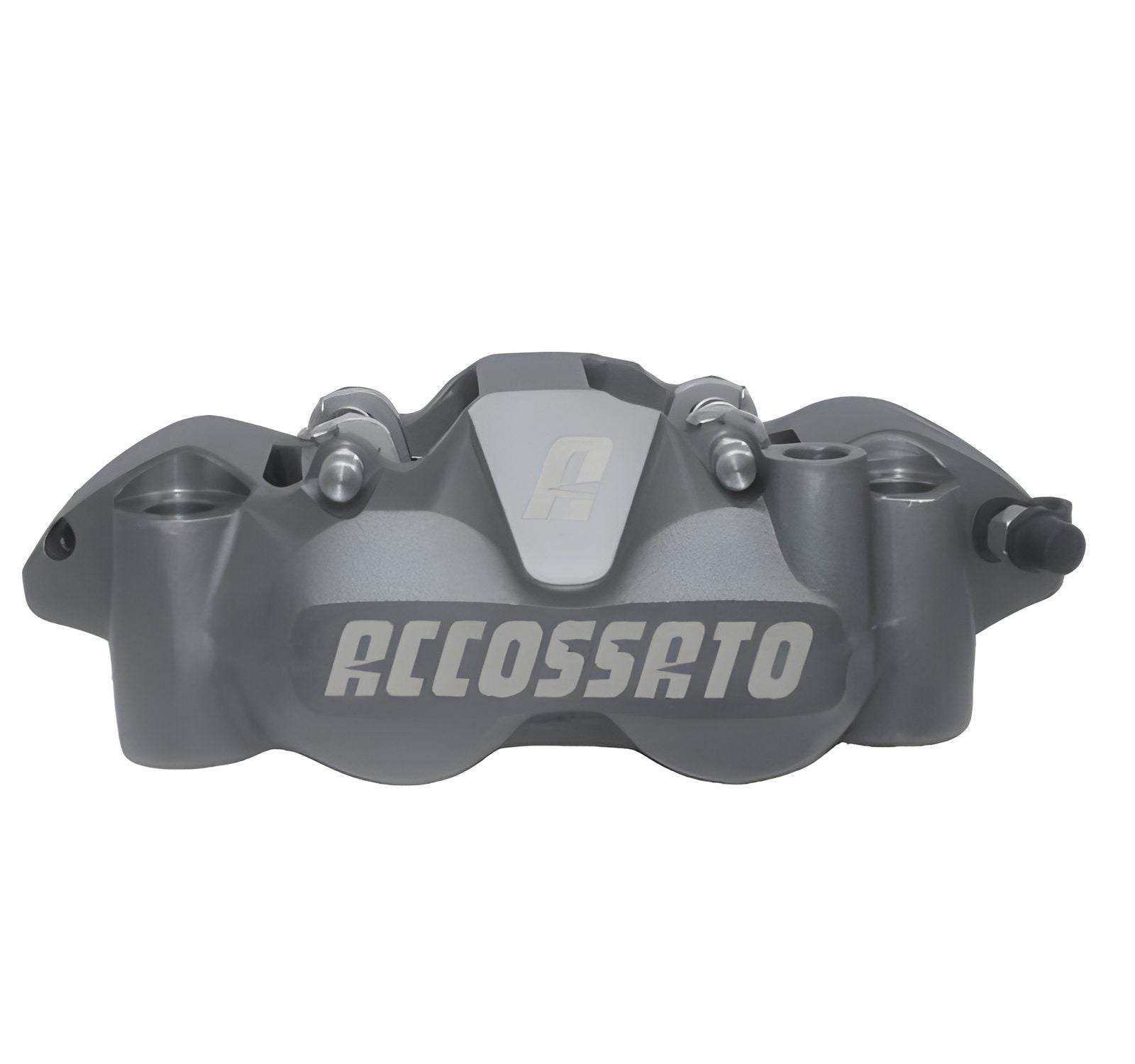 ACCOSSATO PINZA RADIALE DX, INT.108 PISTONI IN ALL. ANOD.ANTRACITE PASTIGLIE ST