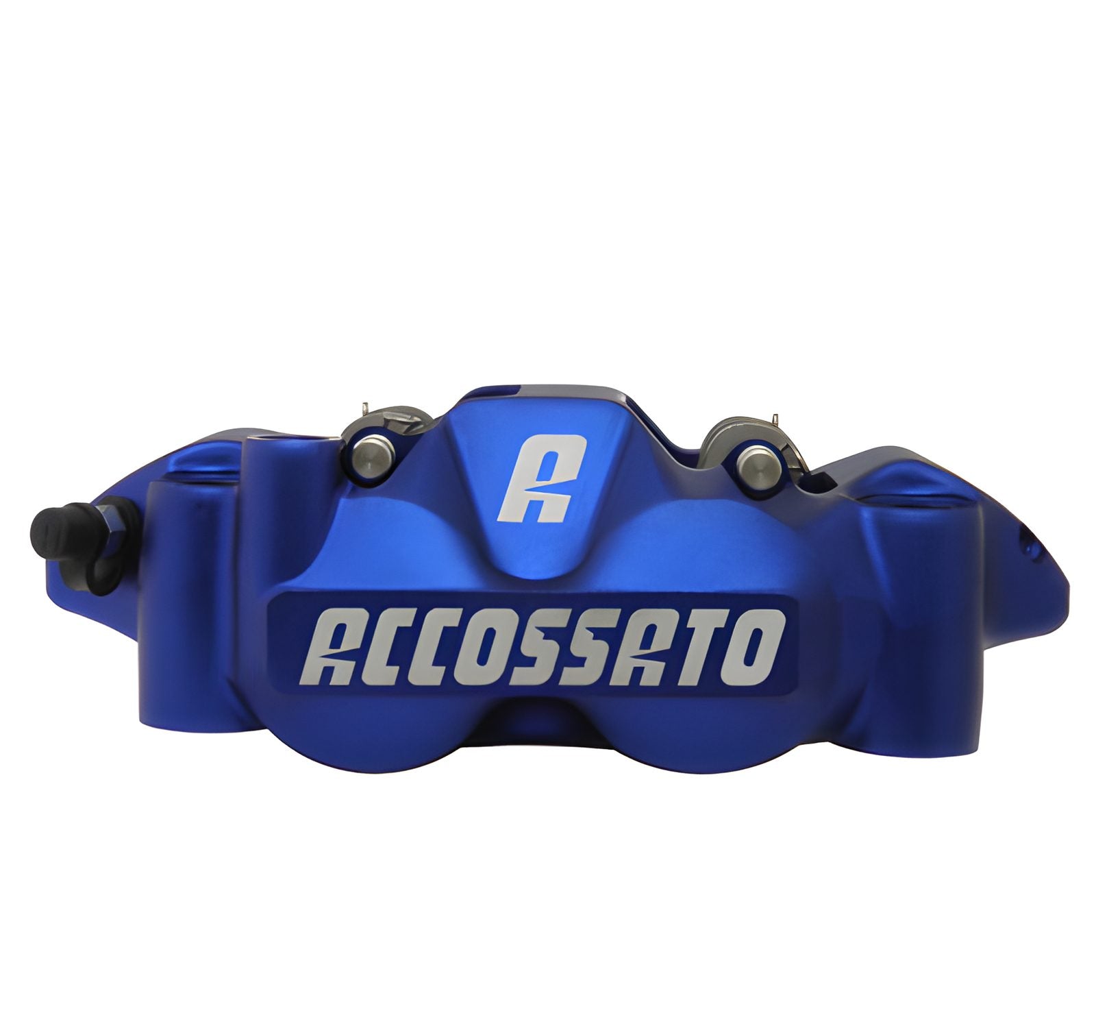 ACCOSSATO PINZA RADIALE SX, INT.108 PISTONI IN ALLUMINIO ANOD.BLU PASTIGLIE ZXC