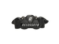 ACCOSSATO PINZA RADIALE DX INT.108 PISTONI IN ALLUMINIO ANOD.NERA PASTIGLIE ZXC