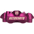 ACCOSSATO PINZA RADIALE SX INT.108 MM PISTONI IN ALLUMINIO PASTIGLIE ZXC