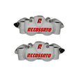 COPPIA PINZE FRENO RADIALE ACCOSSATO FORGIATA MONOBLOCCO PISTONI ALLUMINIO 108 MM PZ004VW-ST