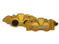 ACCOSSATO SET PINZE RADIALI INT.108 PISTONI IN ALLUMINIOANOD.ORO PASTIGLIE ST