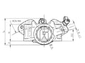 ACCOSSATO PINZA RADIALE DX MOTO 3 CNC INT.60MM