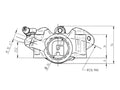 ACCOSSATO PINZA RADIALE SX MOTO 3 CNC INT.60MM