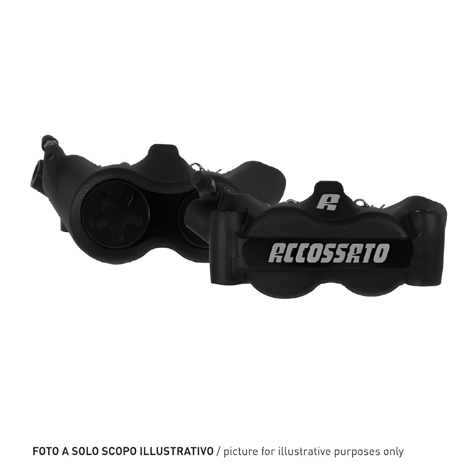 COPPIA PINZE FRENO RADIALE ACCOSSATO FORGIATA MONOBLOCCO PISTONI ALLUMINIO 100 MM PZ007VG-ST