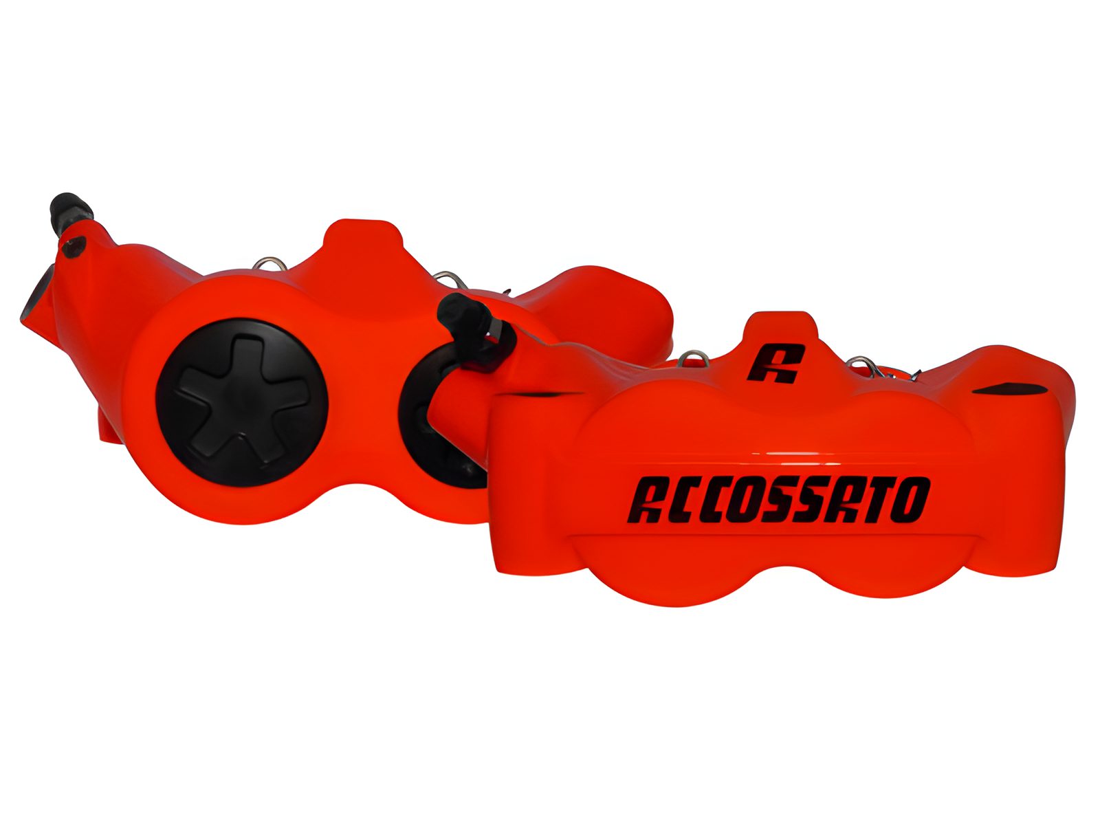 COPPIA PINZE FRENO RADIALE ACCOSSATO FORGIATA MONOBLOCCO PISTONI ALLUMINIO 100 MM PZ007VRF-ZXC
