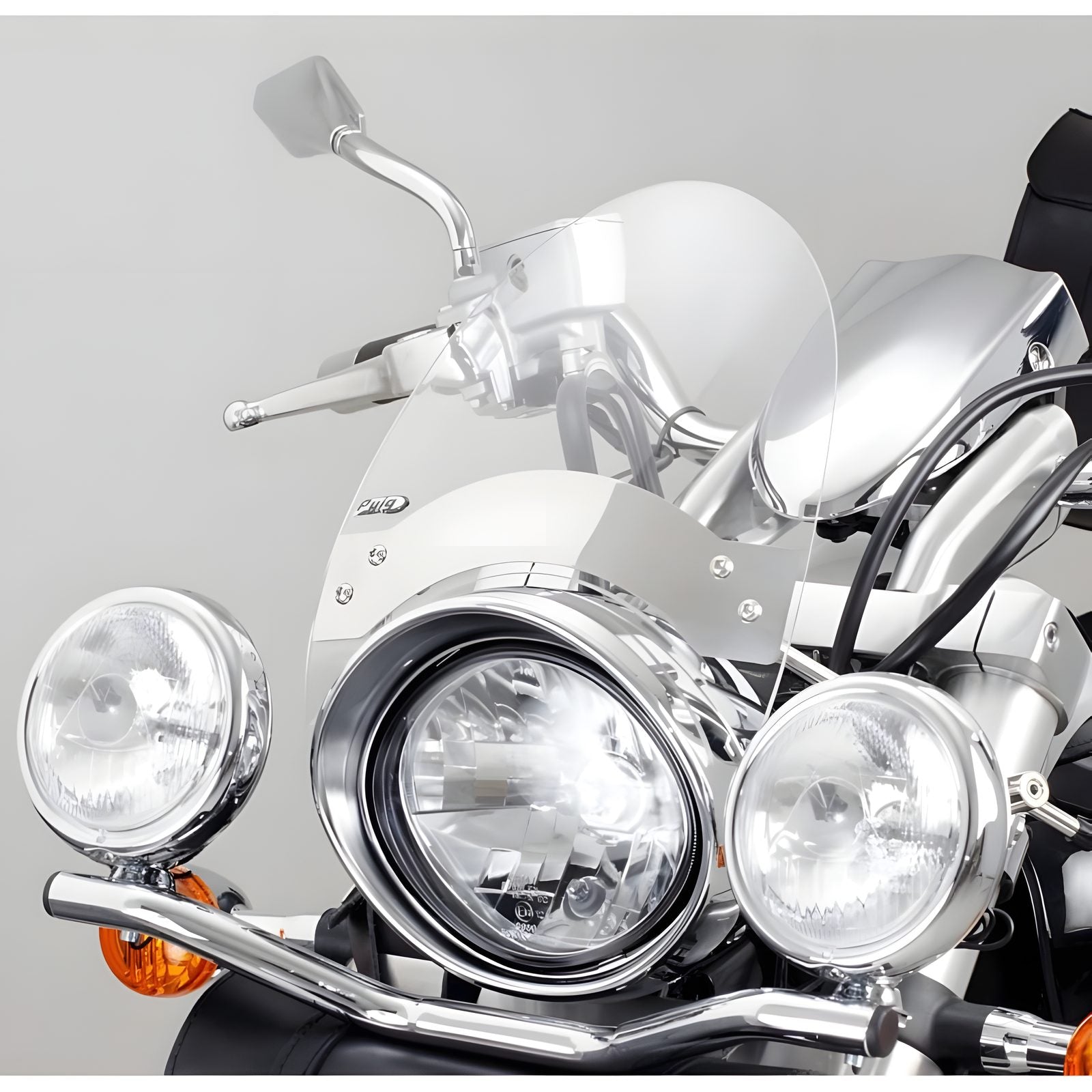 CUPOLINO CUSTOM ROADSTER PUIG COMPATIBILE PER SUZUKI MARAUDER GZ125 1998 > 2011 TRASPARENTE 0444W