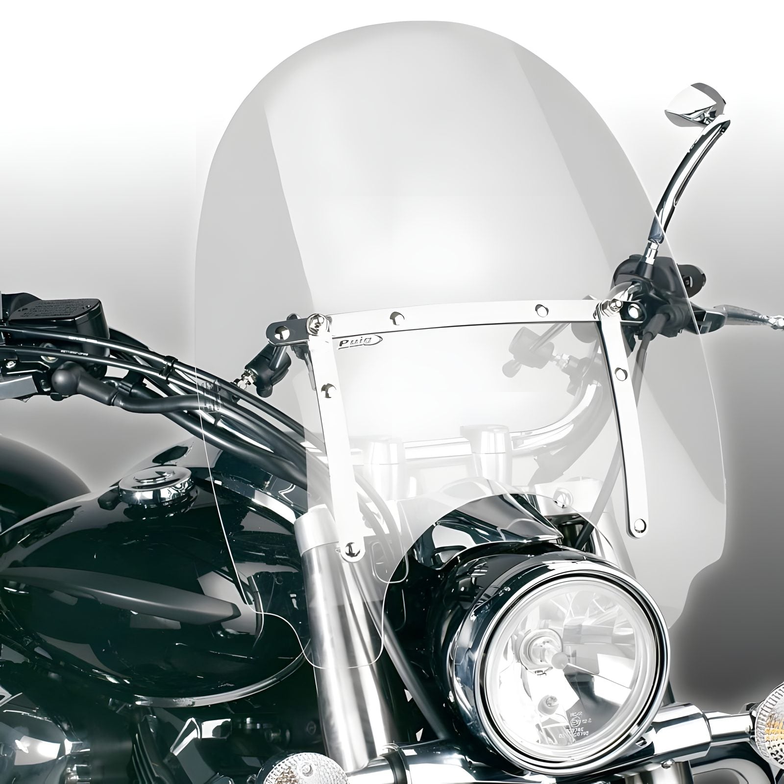 CUPOLINO CUSTOM DAYTONA III PUIG COMPATIBILE PER KAWASAKI VN 900 CLASSIC 2006 > 2016 TRASPARENTE 1984W
