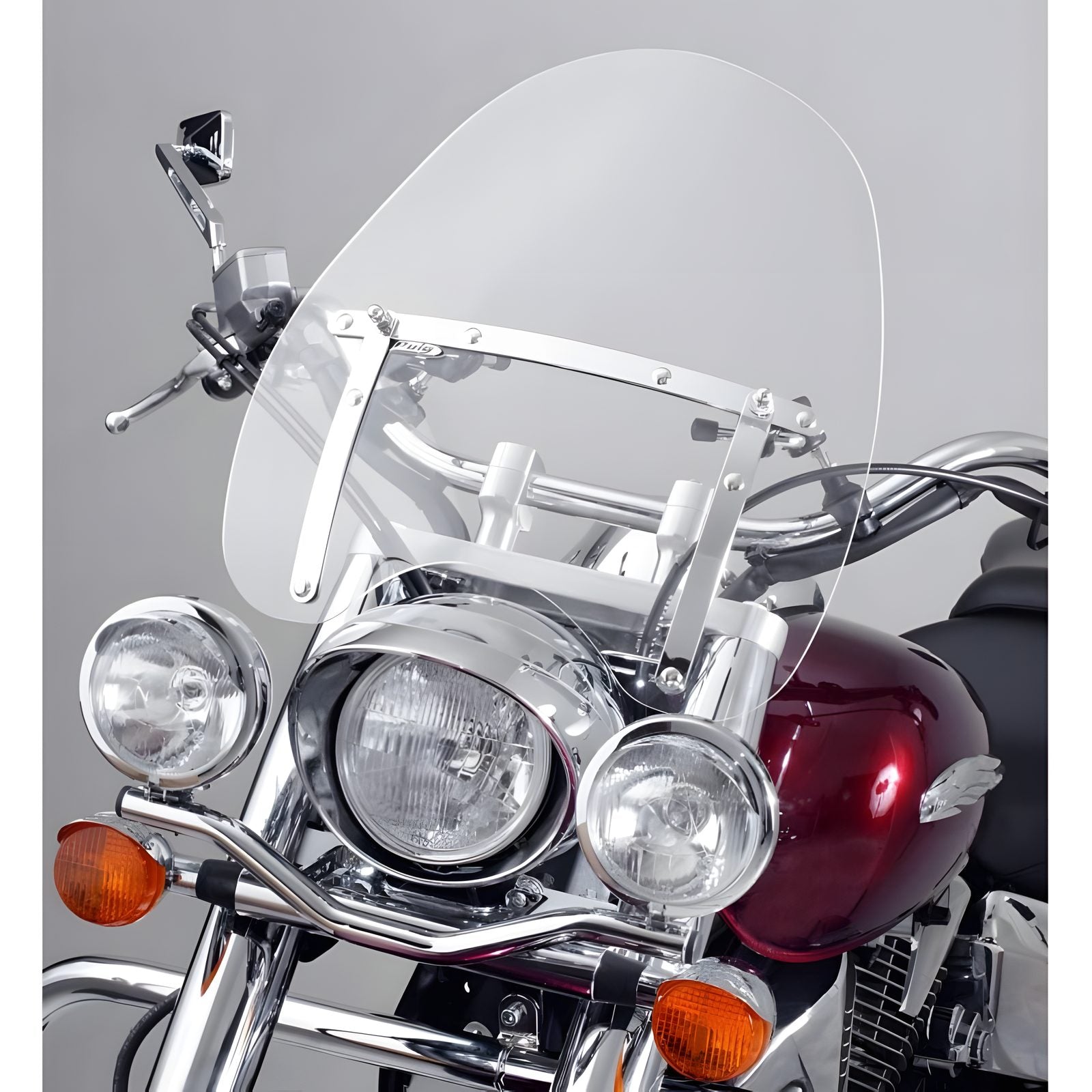 CUPOLINO CUSTOM DAYTONA IV PUIG COMPATIBILE PER YAMAHA XVS 650 DRAGSTAR CLASSIC 1998 > 2007 TRASPARENTE 2003W