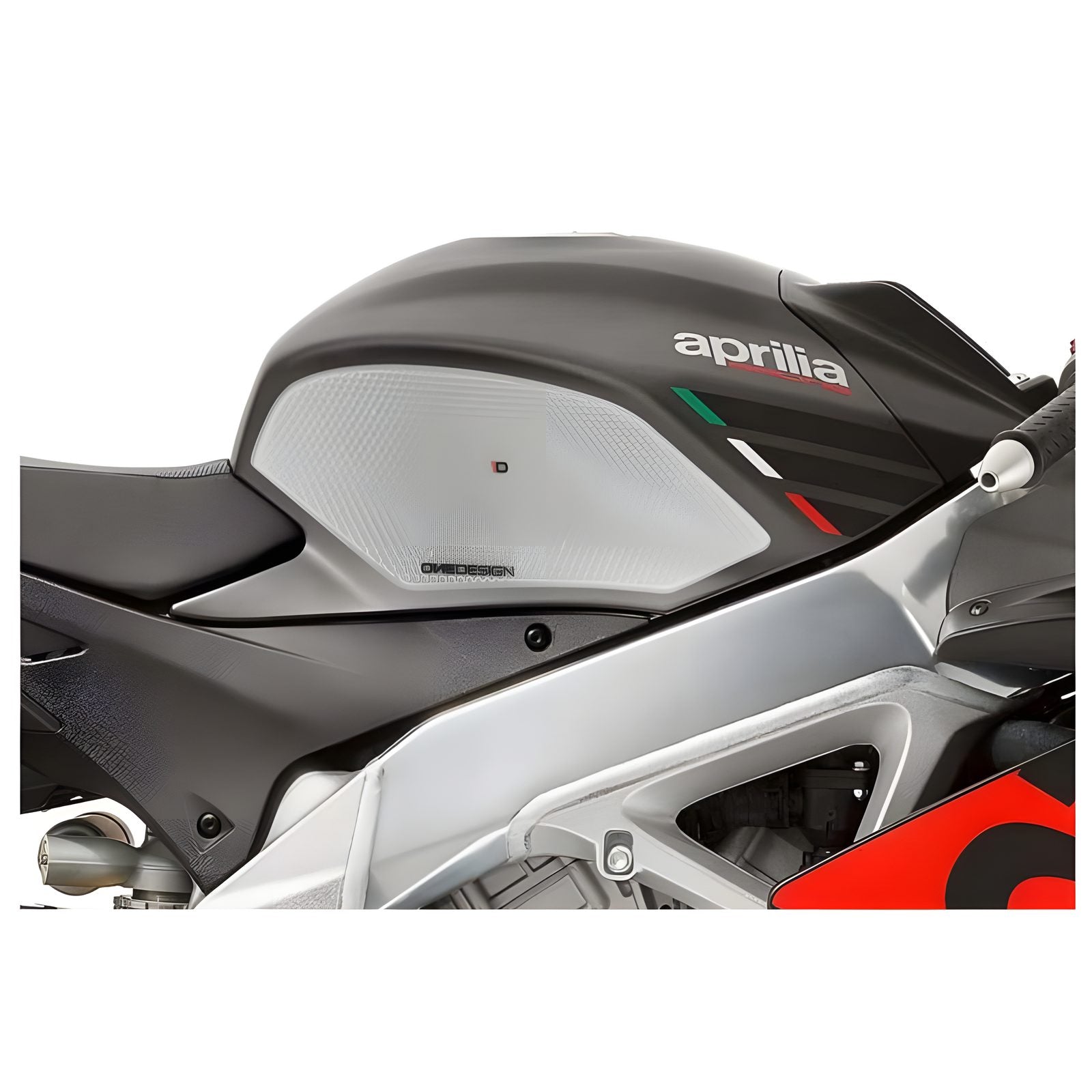 COPPIA ADESIVI SERBATOIO SPECIFICO LATERALE PUIG COMPATIBILE PER APRILIA RSV4 1000/R/FACTORY 2009 > 2014 TRASPARENTE COPPIA 20060W