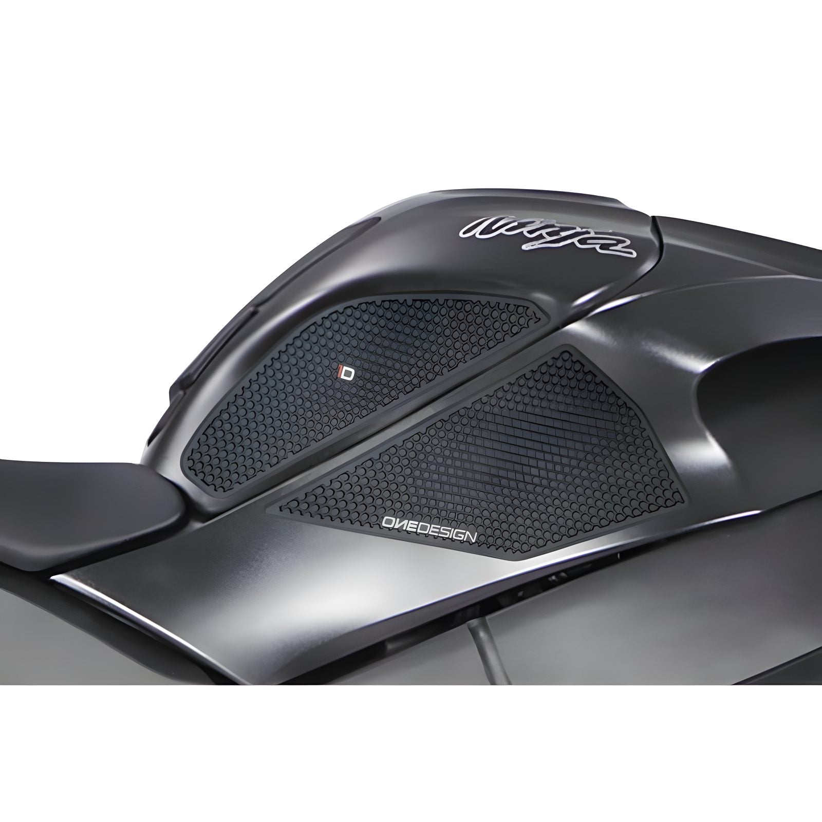 ADESIVO SERBATOIO SPECIFICO LATERALE PUIG COMPATIBILE PER KAWASAKI ZX-10R 1000 2016 > 2020 NERO 20081N