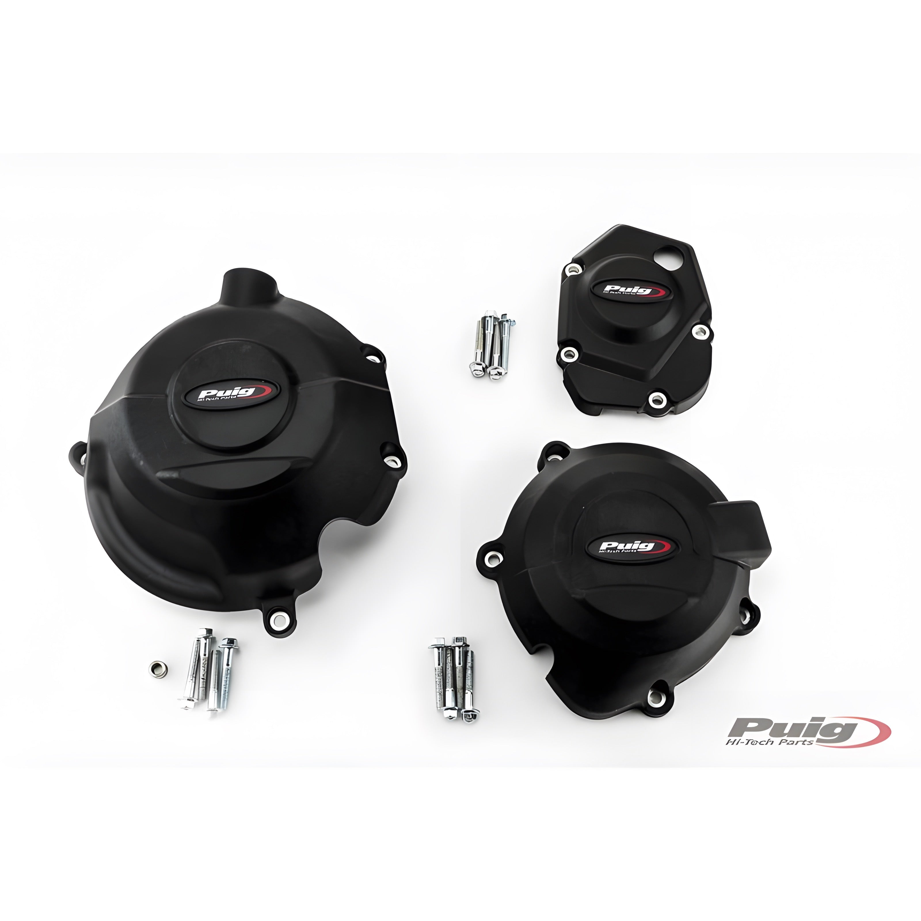 KIT PROTEZIONE CARTER MOTORE PUIG COMPATIBILE PER KAWASAKI Z 900 2017 > 2019 NERO 20135N