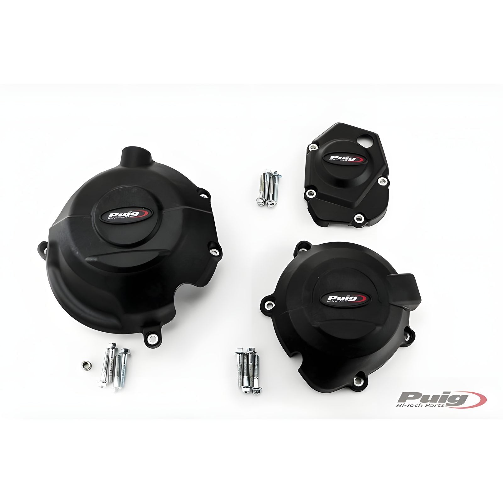 KIT PROTEZIONE CARTER MOTORE PUIG COMPATIBILE PER KAWASAKI Z 900 2020 > 2024 NERO 20135N