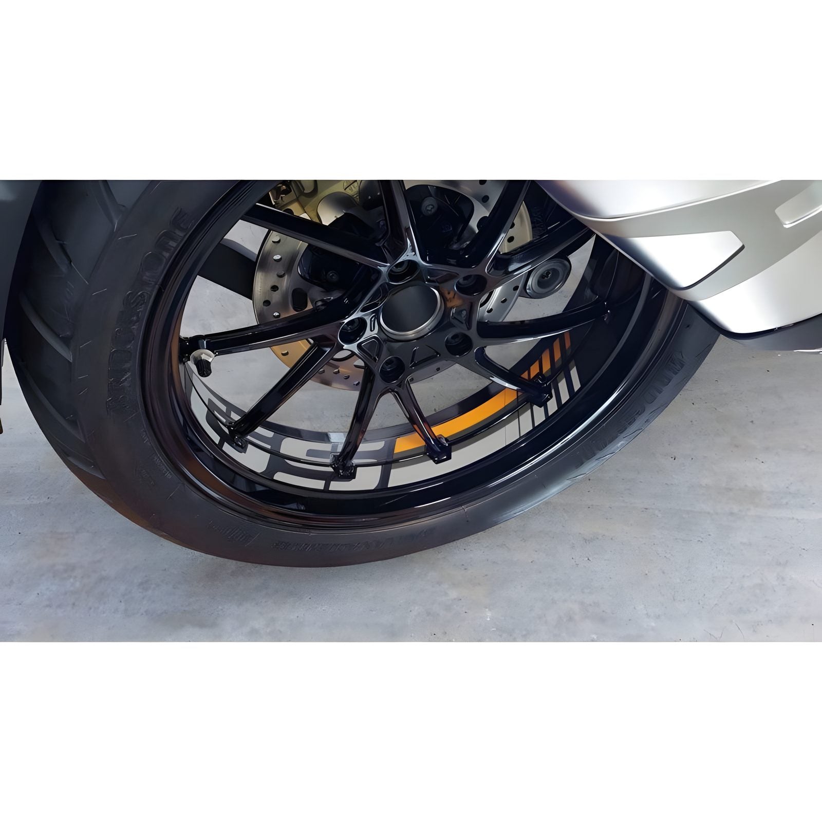 ADESIVI CERCHI PUIG COMPATIBILE PER BMW R 1250 GS 2018 > 2024 ORO 20150O