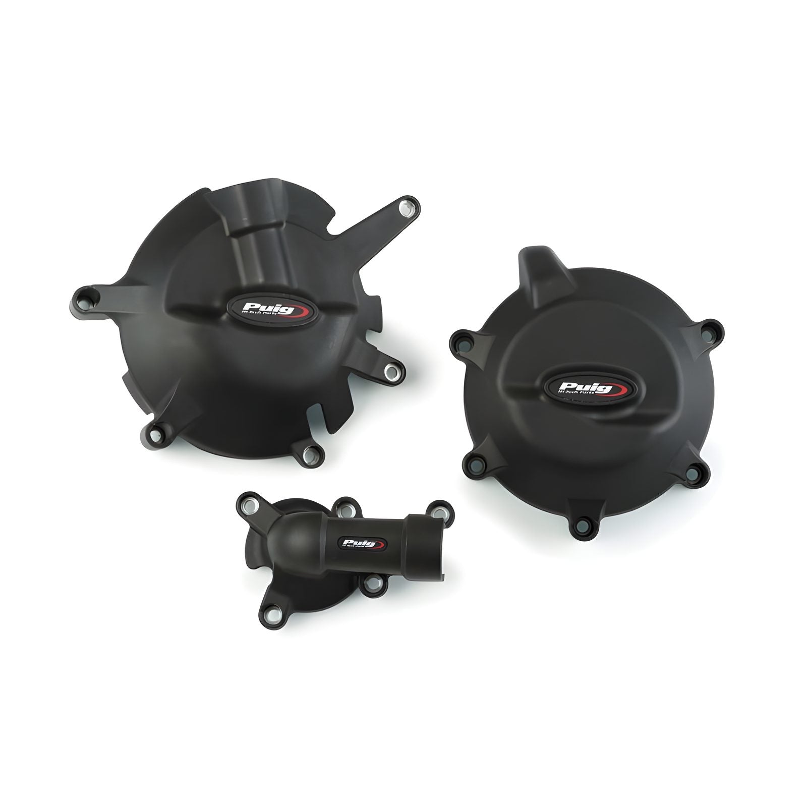 KIT PROTEZIONE CARTER MOTORE PUIG COMPATIBILE PER KTM DUKE 790 2018 > 2024 NERO 20221N