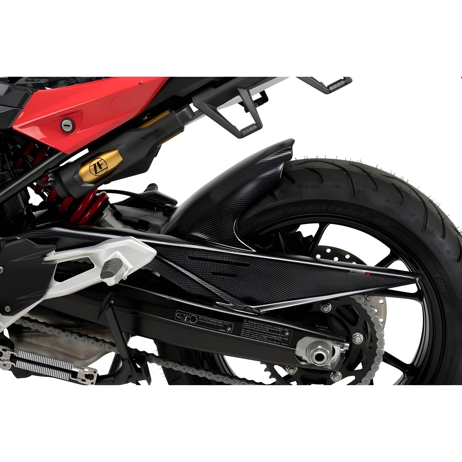 PARAFANGO POSTERIORE PUIG COMPATIBILE PER BMW F 750 GS 2018 > 2024 CARBON LOOK 20419C